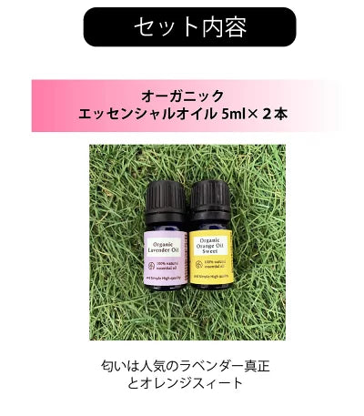 アロマストーン&エッセンシャルオイル5ml×2本&バスソルト35g×2個ギフトセット